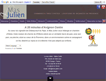 Tablet Screenshot of mas-julien.com